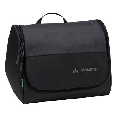 VAUDE WegaWash Toilettas met geïntegreerde spiegel, tandenborstelhouder en ophanghaak, gevoerde toilettas met doordachte binnenverdeling VAUDE WegaWash Toilettas met geïntegreerde spiegel, tandenborstelhouder en ophanghaak, gevoerde toilettas met doordachte binnenverdeling