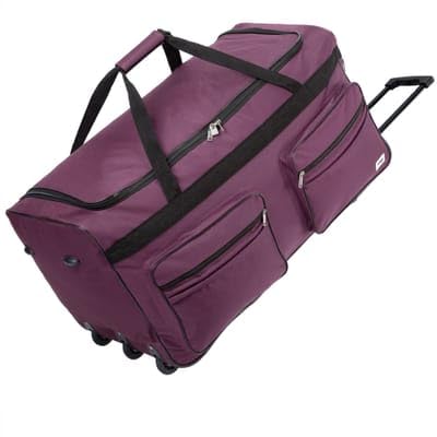 Monzana ® Reistas met wieltjes, 160 liter, trolleyfunctie, telescopische handgreep, 85 x 43 x 44 cm, poten, groot, XXL, rolkoffer, Paars., Reizen Monzana ® Reistas met wieltjes, 160 liter, trolleyfunctie, telescopische handgreep, 85 x 43 x 44 cm, poten, groot, XXL, rolkoffer, Paars., Reizen