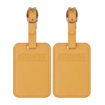 American Tourister Étiquettes à bagages Pour valises et sacs, avec sangle ajustable, carte d'adresse incluse, Lot de 2, Rose solaire (Solar Pink) American Tourister Étiquettes à bagages Pour valises et sacs, avec sangle ajustable, carte d'adresse incluse, Lot de 2, Rose solaire (Solar Pink)