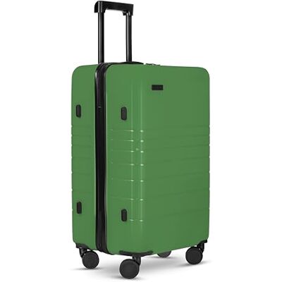 ETERNITIVE Reiskoffer van ABS, harde koffer met TSA-slot, 360° rolkoffer, Groen, Middelgrote koffer (M) ETERNITIVE Reiskoffer van ABS, harde koffer met TSA-slot, 360° rolkoffer, Groen, Middelgrote koffer (M)