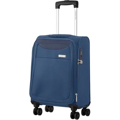 CarryOn Air Zachte cabinekoffer, 55 cm, handbagage, uittrekbaar, 41 LTR, met TSA-slot en voorvak (blauw, klein) CarryOn Air Zachte cabinekoffer, 55 cm, handbagage, uittrekbaar, 41 LTR, met TSA-slot en voorvak (blauw, klein)