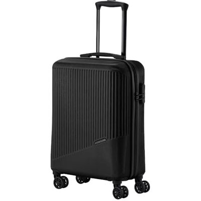 travelite Bali Harde koffer met 4 wielen, eenheidsmaat, zwart, trolley maat S (55 cm), harde handbagage met 4 wielen travelite Bali Harde koffer met 4 wielen, eenheidsmaat, zwart, trolley maat S (55 cm), harde handbagage met 4 wielen