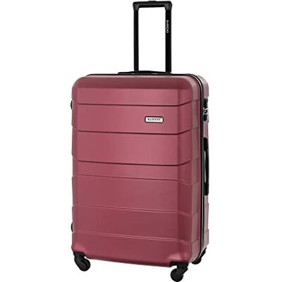 BARRENS Trolleykoffer, handbagage, reiskoffer, rolkoffer, harde koffer, cabinekoffer, reiskoffer met wielen, bagage, handkoffer, 55 x 40 x 20 cm (bordeaux), Bordeaux, Koffer BARRENS Trolleykoffer, handbagage, reiskoffer, rolkoffer, harde koffer, cabinekoffer, reiskoffer met wielen, bagage, handkoffer, 55 x 40 x 20 cm (bordeaux), Bordeaux, Koffer
