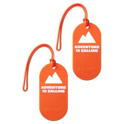 American Tourister Étiquettes à bagages Pour valises et sacs, avec impression et carte d'adresse, Lot de 2 Ready for Take-Off American Tourister Étiquettes à bagages Pour valises et sacs, avec impression et carte d'adresse, Lot de 2 Ready for Take-Off
