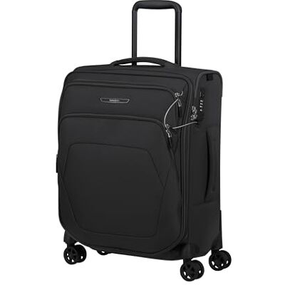 Samsonite Spark SNG Eco Handkoffer, 55 x 40 x 23 cm, zachte bagagetrolley voor easyJet en de meeste luchtvaartmaatschappijen, uitbreidbaar, 48/55 l, zwart Zwart, uitbreidbaar zachte koffer, 55H x 40B x 23D cm, 48/55 L, 2,7 kg, met TSA-slot en verzonken Samsonite Spark SNG Eco Handkoffer, 55 x 40 x 23 cm, zachte bagagetrolley voor easyJet en de meeste luchtvaartmaatschappijen, uitbreidbaar, 48/55 l, zwart Zwart, uitbreidbaar zachte koffer, 55H x 40B x 23D cm, 48/55 L, 2,7 kg, met TSA-slot en verzonken
