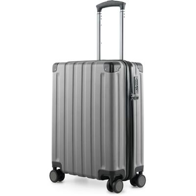 Hauptstadtkoffer Q-Damm Kofferset, 3-delig, S, M, L, cabine, 54 cm, medium, 68 cm, groot, 78 cm, TSA, harde schaal ABS, zilver., Koffer Hauptstadtkoffer Q-Damm Kofferset, 3-delig, S, M, L, cabine, 54 cm, medium, 68 cm, groot, 78 cm, TSA, harde schaal ABS, zilver., Koffer
