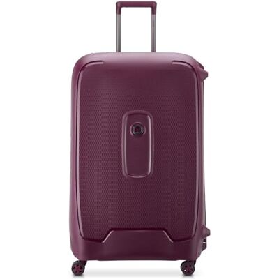 DELSEY Paris MONCEY Harde cabinekoffer 55x35x25 cm 38 liter S Zwart, Paars., Recyclebaar en gerecycled DELSEY Paris MONCEY Harde cabinekoffer 55x35x25 cm 38 liter S Zwart, Paars., Recyclebaar en gerecycled