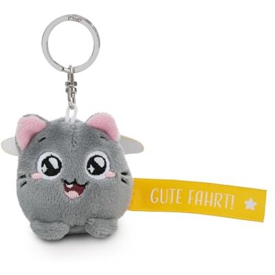 NICI 62054 Sleutelhanger voor katten, goed rijden, 5 cm, grijs, trouwe metgezel voor rugzak of tas, sleutelhanger voor groot en klein NICI 62054 Sleutelhanger voor katten, goed rijden, 5 cm, grijs, trouwe metgezel voor rugzak of tas, sleutelhanger voor groot en klein