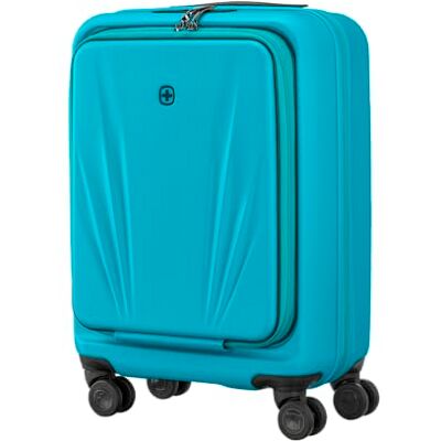 WENGER Skyon 4-Wheel Hard Shell Suitcase with TSA Lock, Lightweight Travel Trolley for Travel & Holidays, Unisex, Teal, Carry-On WENGER Skyon 4-Wheel Hard Shell Suitcase with TSA Lock, Lightweight Travel Trolley for Travel & Holidays, Unisex, Teal, Carry-On