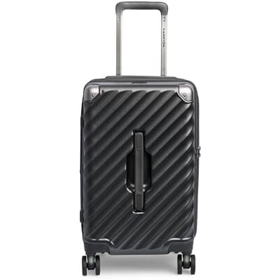 CarryOn Trunk Luxe Reiskoffer, zwart., Harde hoes met verlengstuk CarryOn Trunk Luxe Reiskoffer, zwart., Harde hoes met verlengstuk