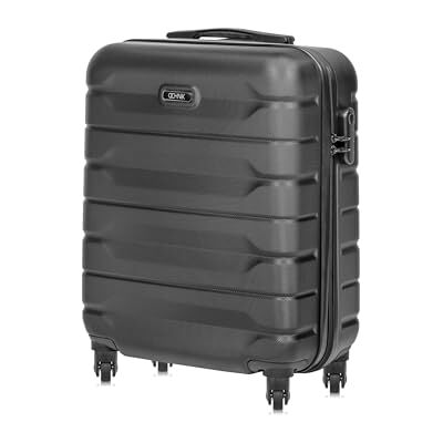 OCHNIK Handbagage reiskoffer 72 x 47 x 29 cm, middelgroot, met 4 wielen, digitaal hangslot, duurzaam, ABS, zwart. OCHNIK Handbagage reiskoffer 72 x 47 x 29 cm, middelgroot, met 4 wielen, digitaal hangslot, duurzaam, ABS, zwart.
