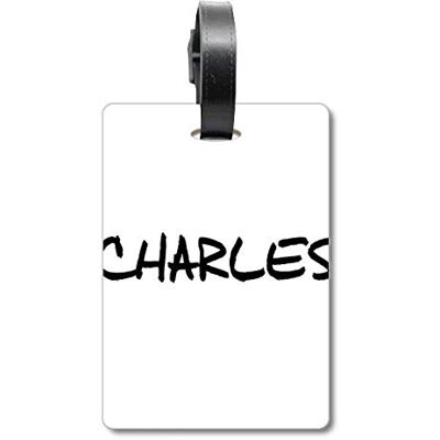 DIYthinker Bagagelabel om op te hangen, met Engelse naam "Charles", meerkleurig, maat M, Meerkleurig, Medium DIYthinker Bagagelabel om op te hangen, met Engelse naam "Charles", meerkleurig, maat M, Meerkleurig, Medium