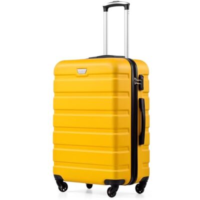 Coolife Middelgrote koffer, 67 cm L, PC+ABS, reiskoffer met wielen YKK-ritssluiting, TSA-slot, lichte harde schaal, voor vakantie, cruise en studie in het buitenland Coolife Middelgrote koffer, 67 cm L, PC+ABS, reiskoffer met wielen YKK-ritssluiting, TSA-slot, lichte harde schaal, voor vakantie, cruise en studie in het buitenland