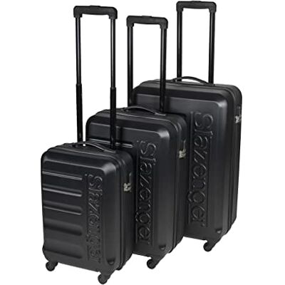 Slazenger Set van 3 Trolley koffers met 360° wielen, meerkleurig Slazenger Set van 3 Trolley koffers met 360° wielen, meerkleurig