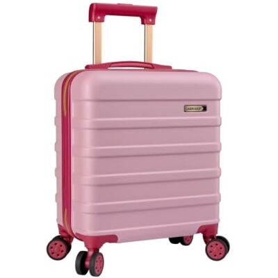 Cabin Max Anode lichte handkoffer met harde schaal, 4 wielen, cijferslot, Roze/bessen Cabin Max Anode lichte handkoffer met harde schaal, 4 wielen, cijferslot, Roze/bessen
