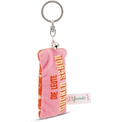 NICI Sleutelhanger Mini pluche kussen mensen kijken al 8 cm Met belletje trouwe metgezel voor rugzak of tas Sleutelhanger voor groot en klein 62112 NICI Sleutelhanger Mini pluche kussen mensen kijken al 8 cm Met belletje trouwe metgezel voor rugzak of tas Sleutelhanger voor groot en klein 62112