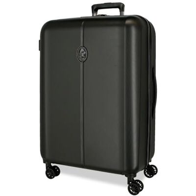 El Potro Vera Middelgrote koffer, zwart, 49 x 70 x 28 cm, harde ABS-sluiting, TSA, 81 l, 4,14 kg, 4 dubbele wielen, zwart, middelgrote koffer, zwart., Middelgrote koffer El Potro Vera Middelgrote koffer, zwart, 49 x 70 x 28 cm, harde ABS-sluiting, TSA, 81 l, 4,14 kg, 4 dubbele wielen, zwart, middelgrote koffer, zwart., Middelgrote koffer