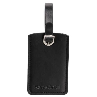 Samsonite 121307/1041 Global Travel Accessories, Rechthoekige Bagagelabel (2X), 10 Cm, Zwart Samsonite 121307/1041 Global Travel Accessories, Rechthoekige Bagagelabel (2X), 10 Cm, Zwart