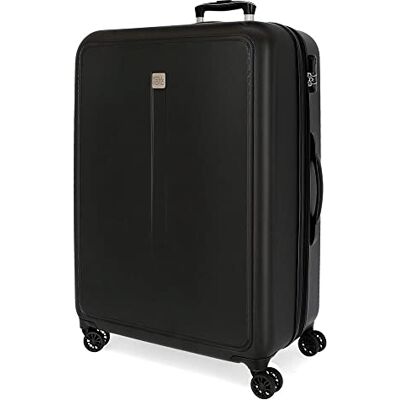 ROLL ROAD Cambodja Reistas, zwart, 48 x 68 x 27 cm, middelgrote koffer ROLL ROAD Cambodja Reistas, zwart, 48 x 68 x 27 cm, middelgrote koffer
