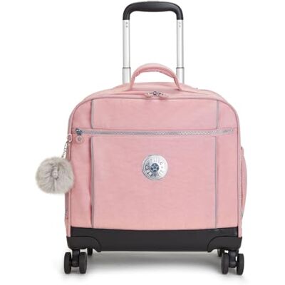 Kipling New Storia, Schooltas met vier wieltjes, voor kinderen, sterk, lichtgewicht, Rose Bruids Kipling New Storia, Schooltas met vier wieltjes, voor kinderen, sterk, lichtgewicht, Rose Bruids