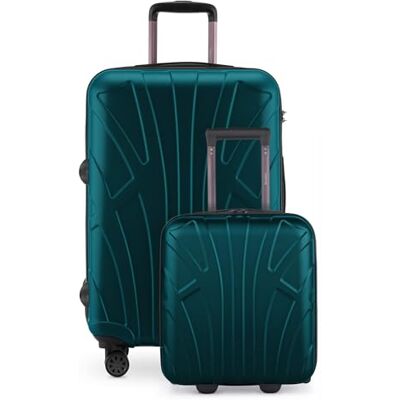 Suitline Set van 2 trolleys – kofferset in verschillende kleuren en maten, Aqua Groen Suitline Set van 2 trolleys – kofferset in verschillende kleuren en maten, Aqua Groen