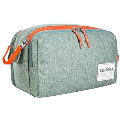 Tatonka Toilettas met dubbele ritssluiting (6 l) grote toilettas met dubbele ritssluiting en meerdere vakken, 17 x 27 x 13 cm, saliegroen, 17 x 27 x 13 cm, groot Tatonka Toilettas met dubbele ritssluiting (6 l) grote toilettas met dubbele ritssluiting en meerdere vakken, 17 x 27 x 13 cm, saliegroen, 17 x 27 x 13 cm, groot