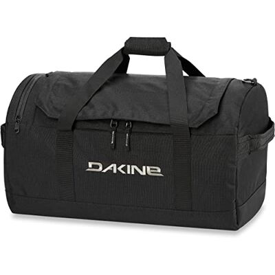 Dakine EQ Duffle sporttas, opvouwbare sporttas met dubbele ritssluiting en schouderriem, comfortabele en robuuste reistas en sporttas, zwart., Sporttas Eq 50 liter Dakine EQ Duffle sporttas, opvouwbare sporttas met dubbele ritssluiting en schouderriem, comfortabele en robuuste reistas en sporttas, zwart., Sporttas Eq 50 liter