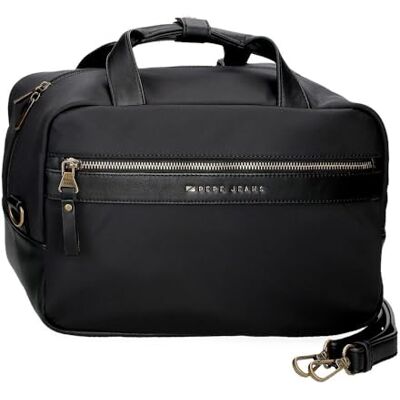 Pepe Jeans Morgan Toilettas met zwarte schouderriem, 31 x 21 x 15 cm, polyester en PU van Joumma Bags, zwart, Talla única, aanpasbare toilettas met schouderriem, zwart., Aanpasbare toilettas met Pepe Jeans Morgan Toilettas met zwarte schouderriem, 31 x 21 x 15 cm, polyester en PU van Joumma Bags, zwart, Talla única, aanpasbare toilettas met schouderriem, zwart., Aanpasbare toilettas met