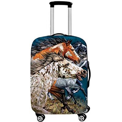 DOTBUY-SHOP DOTBUY 3D Elastische bescherming voor koffer, suitcase, bagagebescherming, stofbescherming, paard, S (18-20 pollici) DOTBUY-SHOP DOTBUY 3D Elastische bescherming voor koffer, suitcase, bagagebescherming, stofbescherming, paard, S (18-20 pollici)