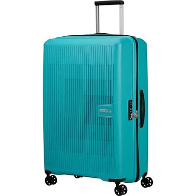 American Tourister Aerostep Spinner L, uitbreidbare hoes, 77 cm, 101,5/109 L, turquoise (turquoise tonic) American Tourister Aerostep Spinner L, uitbreidbare hoes, 77 cm, 101,5/109 L, turquoise (turquoise tonic)