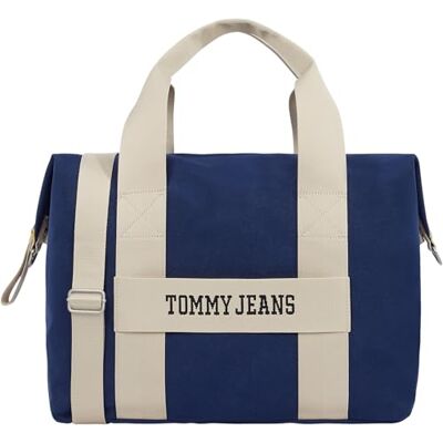 Tommy Jeans Sporttas TJM Retro Cool AM0AM13325, blauw (Velvet Blue), OS, blauw (fluweelblauw), één maat, weekend, Blauw fluweel blauw, Eén maat, Weekender Tommy Jeans Sporttas TJM Retro Cool AM0AM13325, blauw (Velvet Blue), OS, blauw (fluweelblauw), één maat, weekend, Blauw fluweel blauw, Eén maat, Weekender