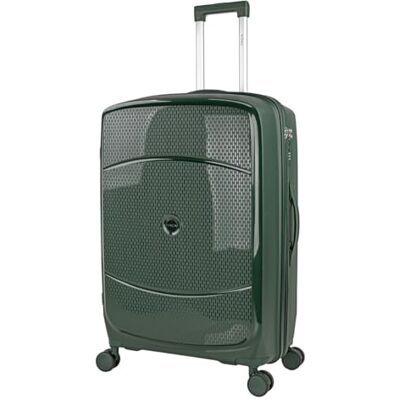 ITACA Set van 3 stijve uitbreidbare reistassen met 4 dubbele polypropyleen wielen met TSA-slot, licht en bestendig, middelgrote en grote cabinegrootte, Groen, informeel ITACA Set van 3 stijve uitbreidbare reistassen met 4 dubbele polypropyleen wielen met TSA-slot, licht en bestendig, middelgrote en grote cabinegrootte, Groen, informeel