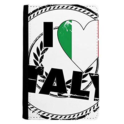 beatChong Beschermhoes voor paspoort, met opschrift "I love Italy", motief: Vlag van de liefde, meerkleurig, 3,7 x 5,8 inch, Meerkleurig, 3.7 inch x 5.8 inch beatChong Beschermhoes voor paspoort, met opschrift "I love Italy", motief: Vlag van de liefde, meerkleurig, 3,7 x 5,8 inch, Meerkleurig, 3.7 inch x 5.8 inch
