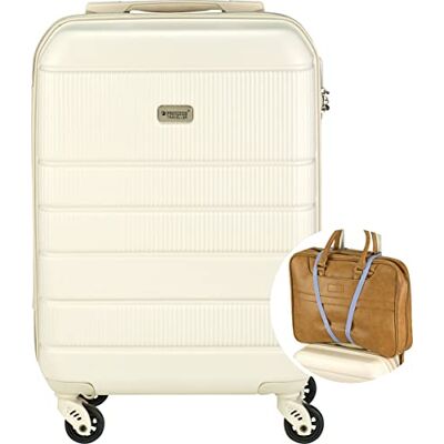 Princess Florence handbagagetas met riem crème S 55 cm Princess Florence handbagagetas met riem crème S 55 cm