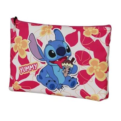 Disney Lilo & Stitch Toilettas Ice Cream-Soleil roze 30 x 22 cm, Lilo en Stitch roze, één maat, toilettas zon Disney Lilo & Stitch Toilettas Ice Cream-Soleil roze 30 x 22 cm, Lilo en Stitch roze, één maat, toilettas zon