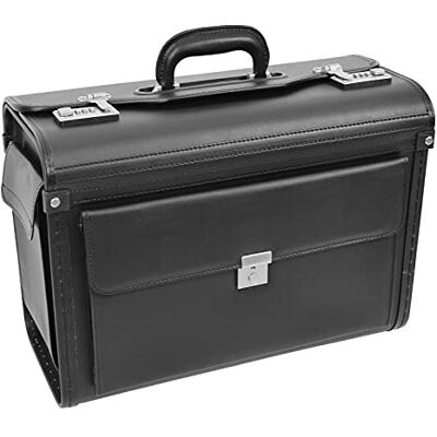A1 FASHION GOODS Porto Grote professionele kunstleren koffer met slot, zwart, L, pilotentas, zwart., Pilot hoes A1 FASHION GOODS Porto Grote professionele kunstleren koffer met slot, zwart, L, pilotentas, zwart., Pilot hoes