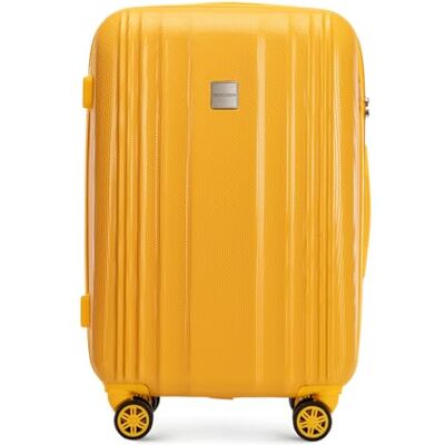WITTCHEN Parent ULTIMO Line, koffer, lichte bagage, reiskoffer, polycarbonaat, TSA-slot, telescopische handgreep, 4 zwenkwielen, reisbagage, Geel., Koffer WITTCHEN Parent ULTIMO Line, koffer, lichte bagage, reiskoffer, polycarbonaat, TSA-slot, telescopische handgreep, 4 zwenkwielen, reisbagage, Geel., Koffer