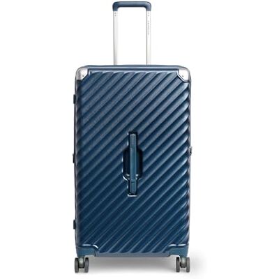 CarryOn Trunk Luxe Reiskoffer, Blauw, Harde hoes met verlengstuk CarryOn Trunk Luxe Reiskoffer, Blauw, Harde hoes met verlengstuk