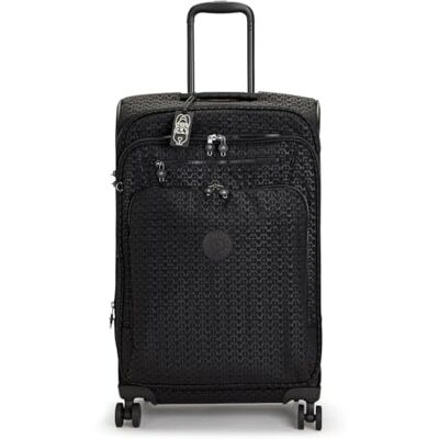 Kipling New YOURI SPIN M spinner, rekbaar, middelgroot, verticaal, Signature Emb (zwart) Kipling New YOURI SPIN M spinner, rekbaar, middelgroot, verticaal, Signature Emb (zwart)