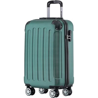 TRVLMORE Handbagage 55 x 35 x 25 cm – handbagage – handbagage 55 x 35 x 25 cm – kleine koffer – cabinekoffer 55 x 40 x 20 cm – harde koffer – rolkoffer – reiskoffer – Suitcase – groen TRVLMORE Handbagage 55 x 35 x 25 cm – handbagage – handbagage 55 x 35 x 25 cm – kleine koffer – cabinekoffer 55 x 40 x 20 cm – harde koffer – rolkoffer – reiskoffer – Suitcase – groen