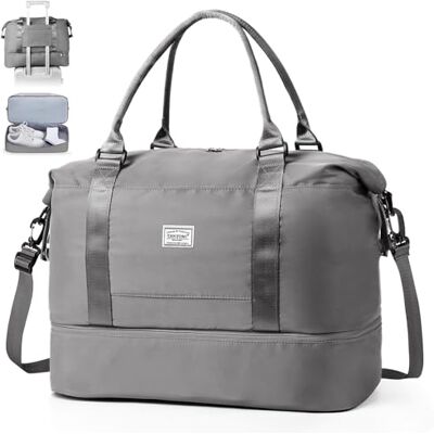 TANTOMI Handbagagetas, sporttas voor dames, 46 x 23 x 32 cm, handtas, weekendtas, reistas, trainingstas, kliniektas, geboortetas, geschikt voor TANTOMI Handbagagetas, sporttas voor dames, 46 x 23 x 32 cm, handtas, weekendtas, reistas, trainingstas, kliniektas, geboortetas, geschikt voor