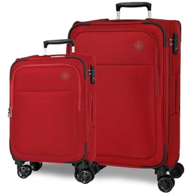 MOVOM Atlanta Kofferset, één maat, Rood, Set van 2 koffers MOVOM Atlanta Kofferset, één maat, Rood, Set van 2 koffers