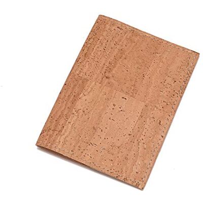 Simaru Stijlvolle beige kurkleren paspoorthoes Waterdicht en robuust, duurzaam en veganistisch, de perfecte bescherming voor je reisdocumenten of notitieboek Simaru Stijlvolle beige kurkleren paspoorthoes Waterdicht en robuust, duurzaam en veganistisch, de perfecte bescherming voor je reisdocumenten of notitieboek