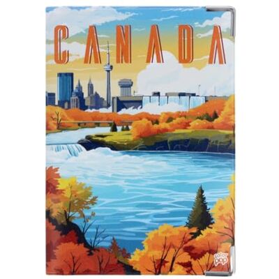 Color Pop Paspoortbeschermer World Collectie Gemaakt in Frankrijk Gedrukt PVC 13,5 x 9,5 cm, Canada (Nederland), Hedendaags Color Pop Paspoortbeschermer World Collectie Gemaakt in Frankrijk Gedrukt PVC 13,5 x 9,5 cm, Canada (Nederland), Hedendaags