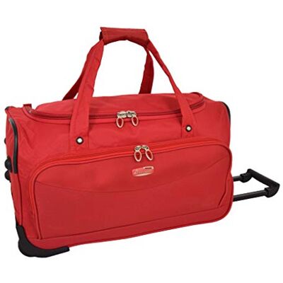 A1 FASHION GOODS Darwin Lichte reistas met wieltjes draagtas cabine sport weekendtas, Rood, Reistas A1 FASHION GOODS Darwin Lichte reistas met wieltjes draagtas cabine sport weekendtas, Rood, Reistas