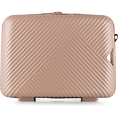 WITTCHEN Toilettas Reiskoffer Handbagage Handbagage Koffer Polycarbonaat Combinatieslot GL Style Line Toilettas Roze WITTCHEN Toilettas Reiskoffer Handbagage Handbagage Koffer Polycarbonaat Combinatieslot GL Style Line Toilettas Roze