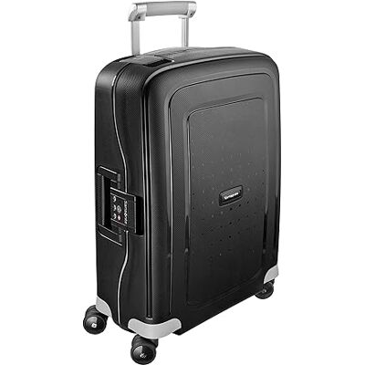 Samsonite S'Cure Spinner S, Handbagage, S (55 cm), 34 L, Zwart (Black) Zwart, harde koffer, 55H x 40W x 20D cm, 34L, 2,9kg, met TSA-slot en meerstands trolleyhendel Samsonite S'Cure Spinner S, Handbagage, S (55 cm), 34 L, Zwart (Black) Zwart, harde koffer, 55H x 40W x 20D cm, 34L, 2,9kg, met TSA-slot en meerstands trolleyhendel