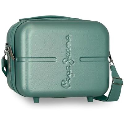 Pepe Jeans Highlight Toilettas met blauwe schouderriem, 29 x 21 x 15 cm, stijf ABS, 9,14 l, 0,63 kg, blauw, aanpasbare tas met schouderriem, Blauw, Verstelbare tas met schouderriem Pepe Jeans Highlight Toilettas met blauwe schouderriem, 29 x 21 x 15 cm, stijf ABS, 9,14 l, 0,63 kg, blauw, aanpasbare tas met schouderriem, Blauw, Verstelbare tas met schouderriem