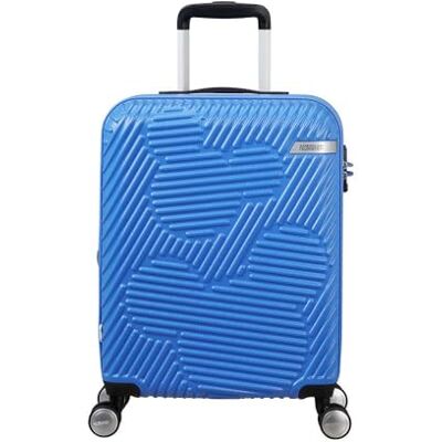 American Tourister Amerikaanse toeristen Mickey Clouds, Spinner S, uittrekbare handbagage, 55 cm, 38/45 l, blauw (Mickey Tranquil Blue) American Tourister Amerikaanse toeristen Mickey Clouds, Spinner S, uittrekbare handbagage, 55 cm, 38/45 l, blauw (Mickey Tranquil Blue)