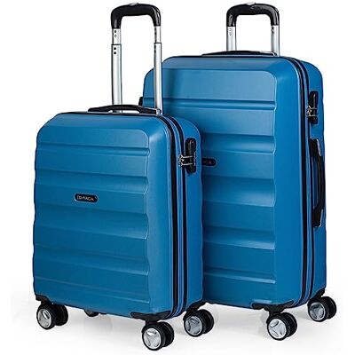 ITACA Elba Set van 61 koffers 61 cm, blauw, Kofferset ITACA Elba Set van 61 koffers 61 cm, blauw, Kofferset